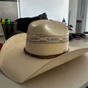 Justin Boots Cream Western Hat